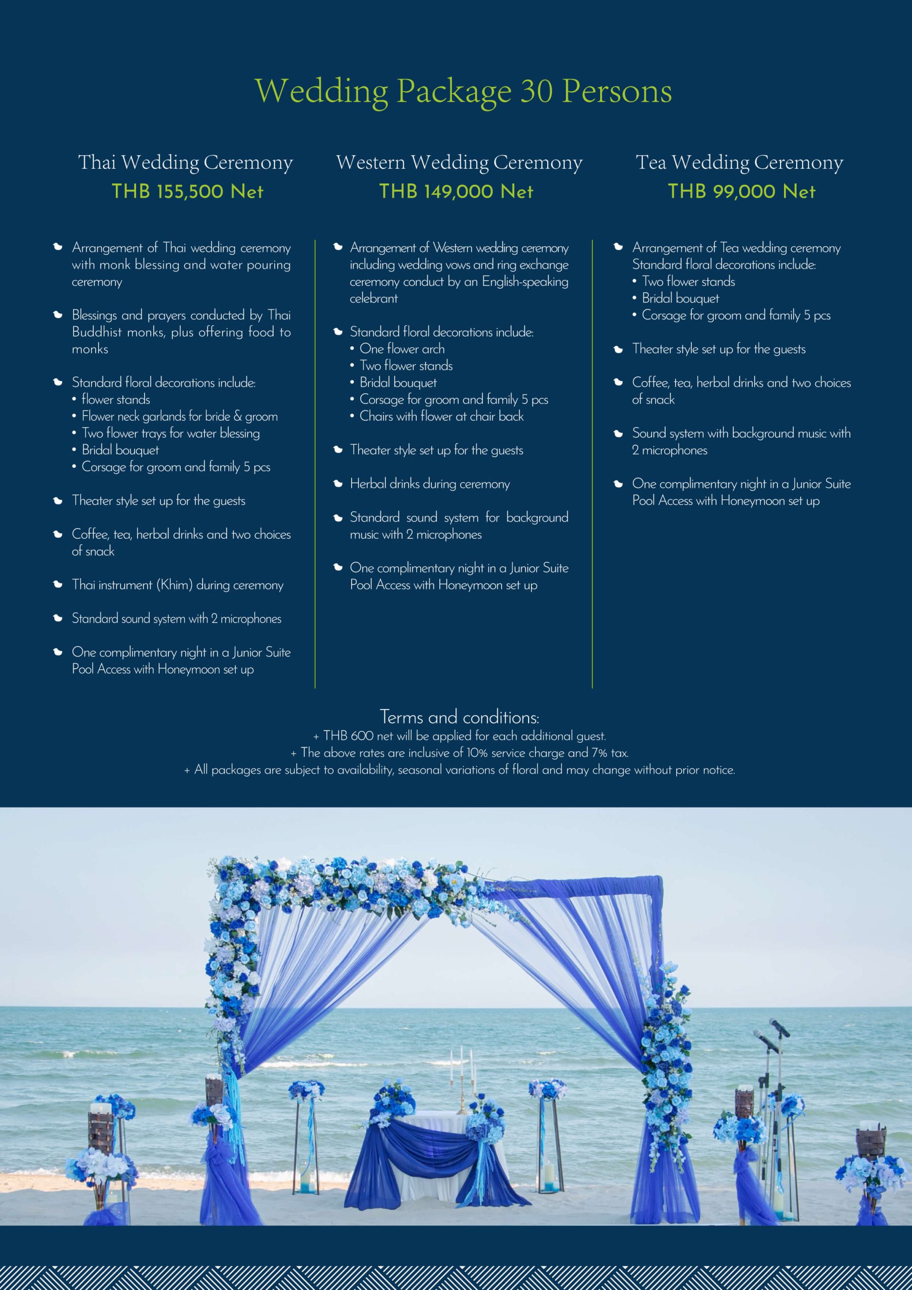 Our Wedding Package at Ace of Hua Hin Resort